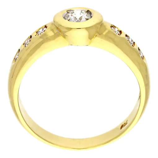 Diamant-Ring Gelbgold