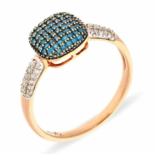 Diamant-Ring Rotgold