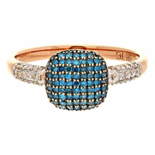 Diamant-Ring Rotgold