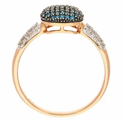 Diamant-Ring Rotgold