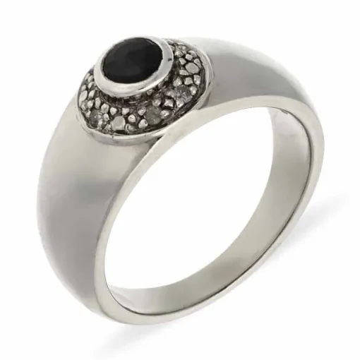Diamant-Ring Silber
