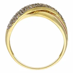 Diamant-Ring Tricolor
