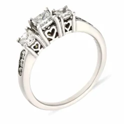 Diamant-Ring Weißgold