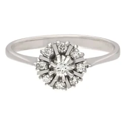 Diamant-Ring Weißgold