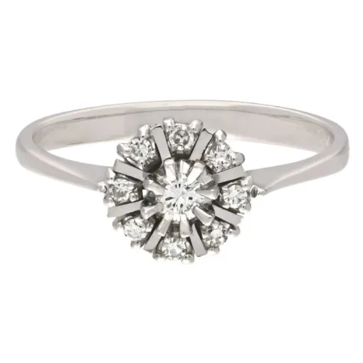 Diamant-Ring Weißgold
