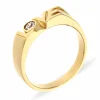 Diamat-Ring 'Love' Gelbgold