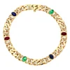 Edelstein-Armband Gelbgold