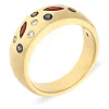 Edelstein-Ring Gelbgold