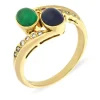 Edelstein-Ring Gelbgold