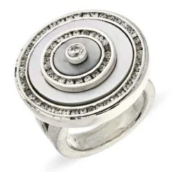Edelstein-Ring Silber