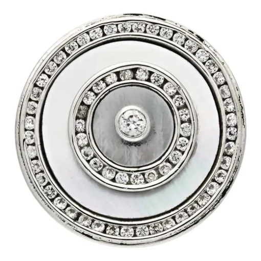 Edelstein-Ring Silber