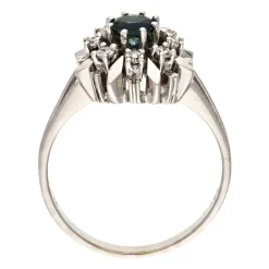 Edelstein-Ring Weißgold