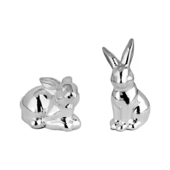 Ein Hase Porzellan/Silber