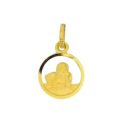 Engel-Anhänger Gelbgold