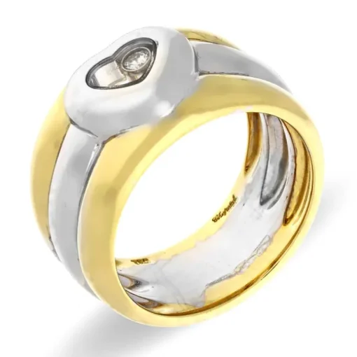 Exklusiver Chopard Ring Happy Diamonds Bicolor