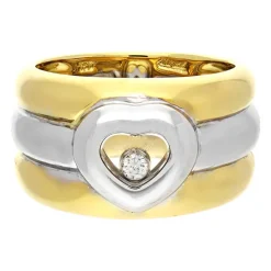 Exklusiver Chopard Ring Happy Diamonds Bicolor