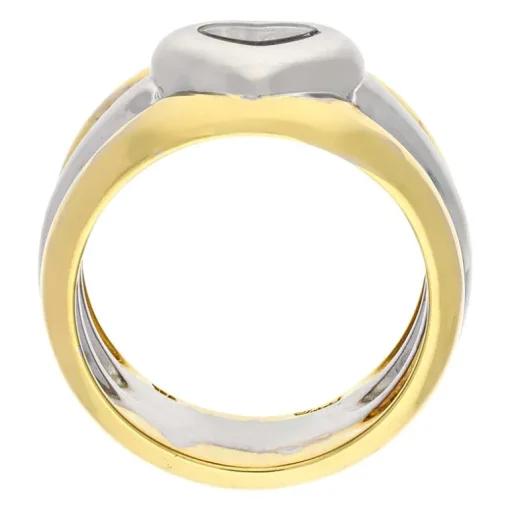 Exklusiver Chopard Ring Happy Diamonds Bicolor