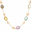 Farbstein-Collier WEMPE Roségold