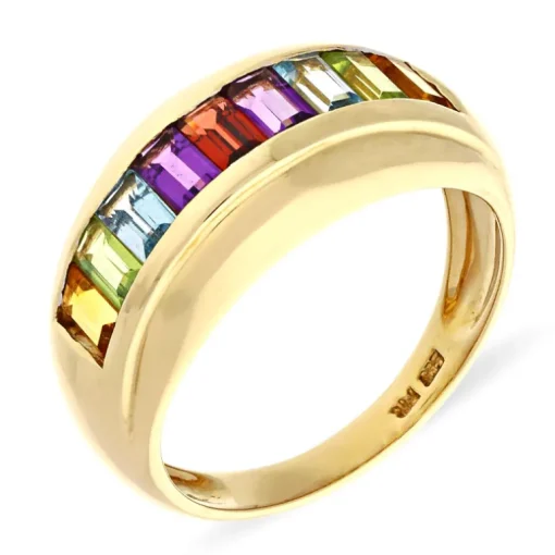 Farbstein-Ring Gelbgold