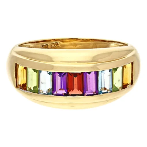 Farbstein-Ring Gelbgold