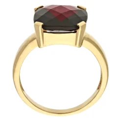 Granat-Ring Gelbgold