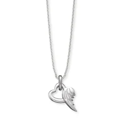 Herzengel Kette mit Anhänger Silber