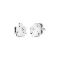 Herzengel Ohrstecker Silber