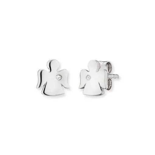 Herzengel Ohrstecker Silber