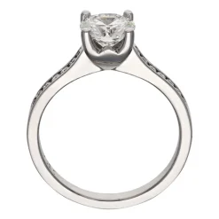 Hochwertiger Brillantring 1,20 ct Weißgold