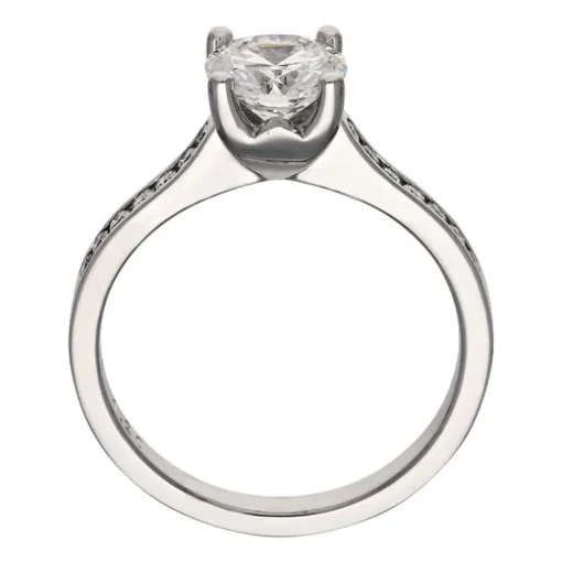 Hochwertiger Brillantring 1,20 ct Weißgold