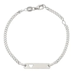 Identitäts-Armband Silber