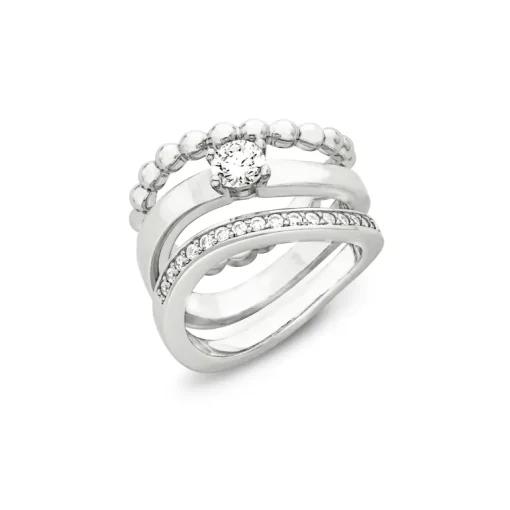 JOOP! Ring 3-teilig Silber