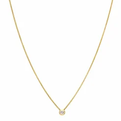 Kette mit Anhänger Gelbgold 0,58 ct