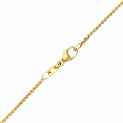 Kette mit Anhänger Gelbgold 0,58 ct