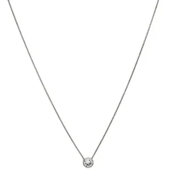 Kette mit Anhänger Weißgold 1,10 ct
