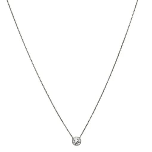 Kette mit Anhänger Weißgold 1,10 ct