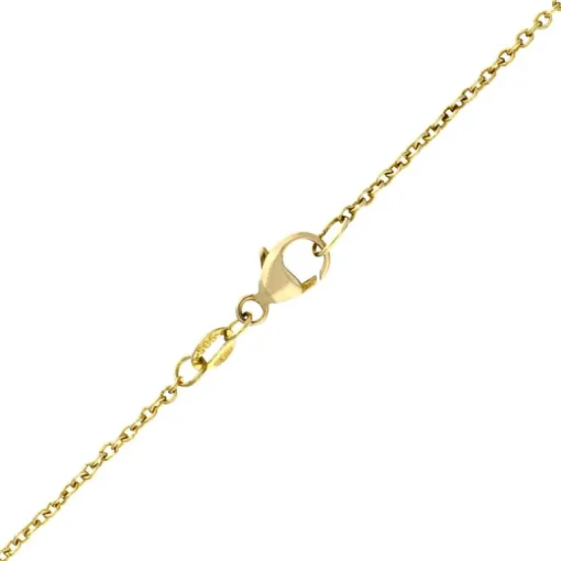 Kette mit Brillant-Anhänger Gelbgold