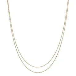 Kette 2-reihig Bicolor
