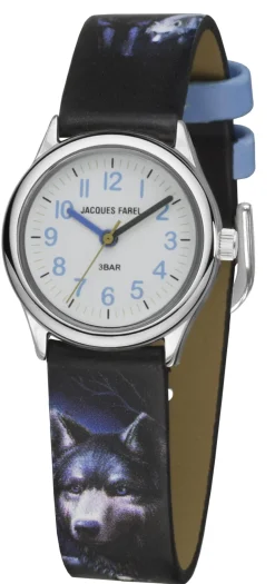 Kinderuhr Wolf