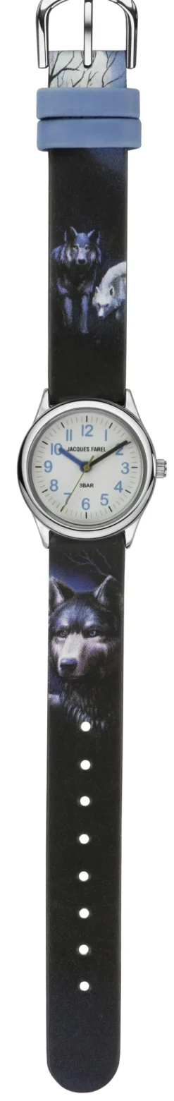 Kinderuhr Wolf