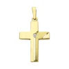 Kreuz-Anhänger Gelbgold