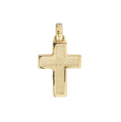 Kreuz-Anhänger Gelbgold