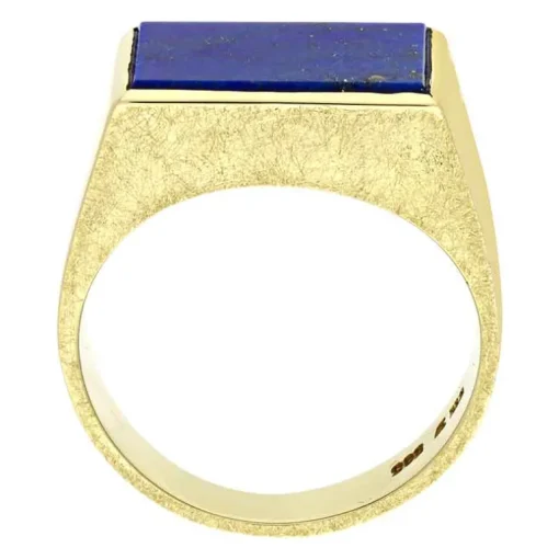 Lapislazuli-Ring Gelbgold