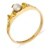 Lapponia-Perl-Ring Gelbgold