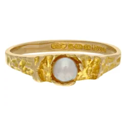 Lapponia-Perl-Ring Gelbgold