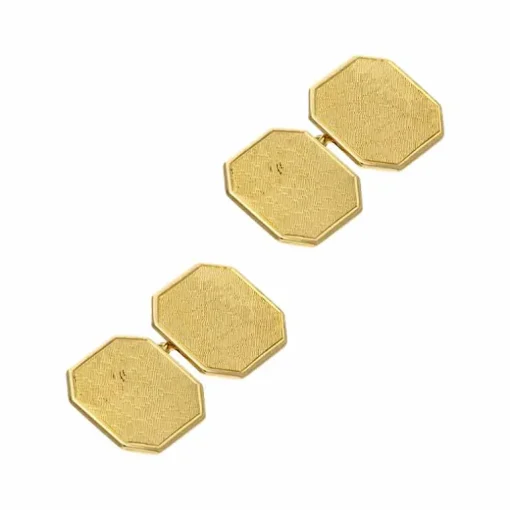Manschettenknöpfe Gelbgold