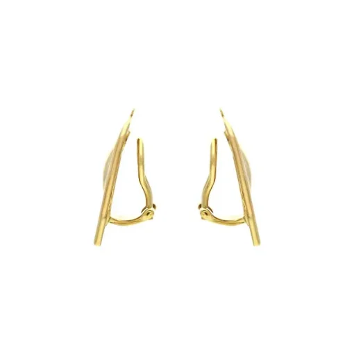 Ohrclips Gelbgold