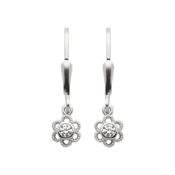 Ohrhänger mit Zirkonia aus Silber