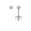 Ohrstecker "Kugel" 3mm in 925 Sterlingsilber