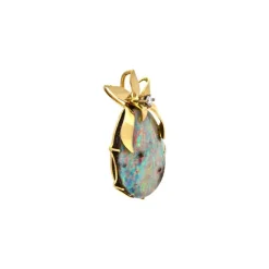 Opal-Anhänger Gelbgold